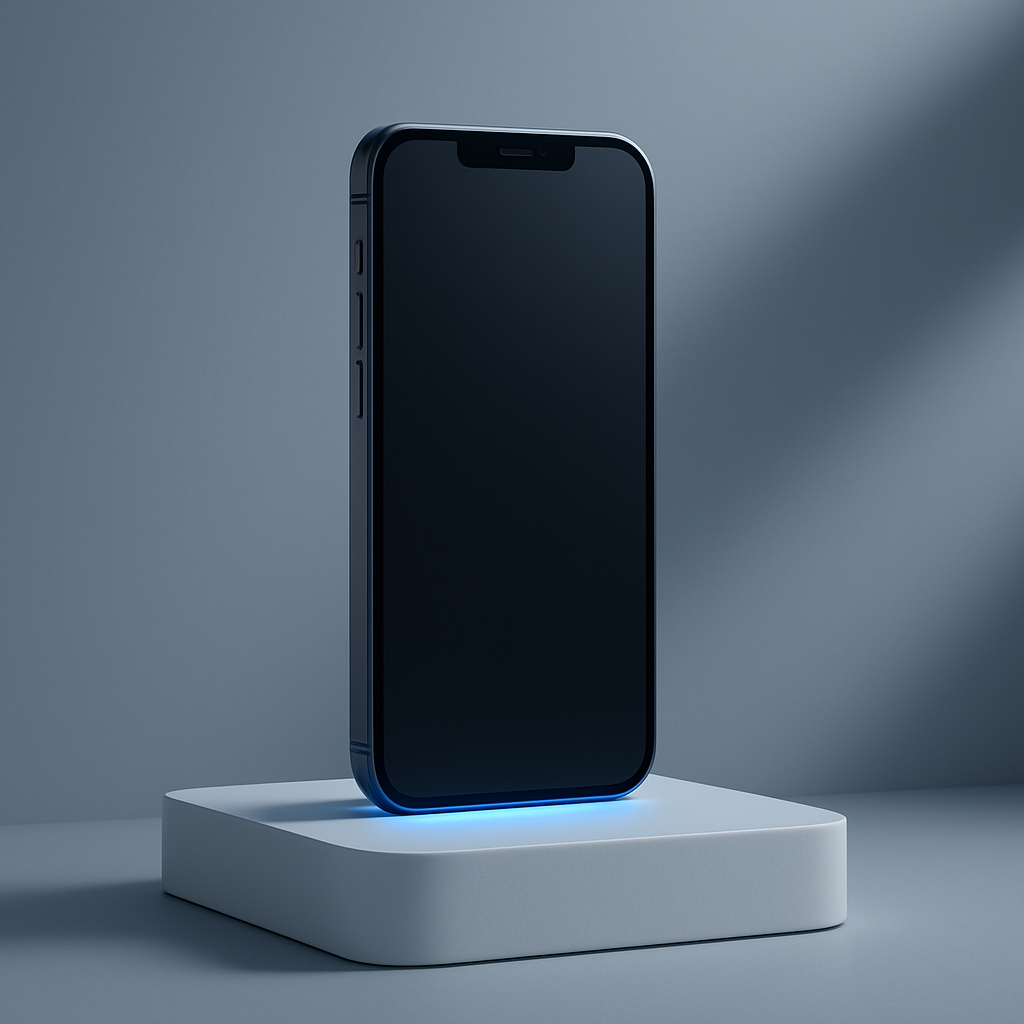 Aparelho iPhone selecionado em destaque